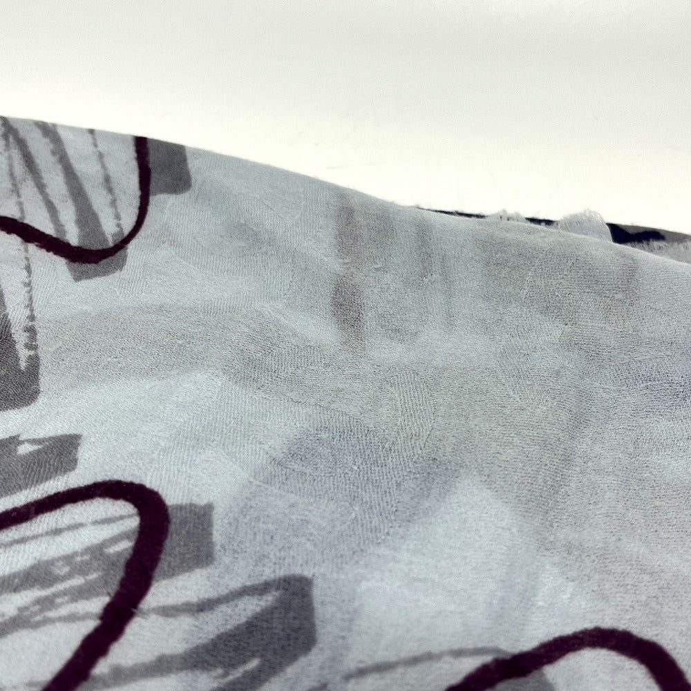 CHANEL No5 パフューム アパレル 大判ストール マフラー スカーフ ショール カシミヤ レディース ブルー