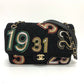 CHANEL AS2785 Matelasse No Icon Matelasse25 Matelasse 25 Double Chain Bag Crossbody Bag Shoulder Bag Canvas Black/GoldHardware Used