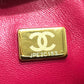 CHANEL AS2785 Matelasse No Icon Matelasse25 Matelasse 25 Double Chain Bag Crossbody Bag Shoulder Bag Canvas Black/GoldHardware Used