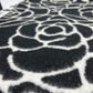 CHANEL Camellia Coco Mark Large Cashmere Scarf Women's Black