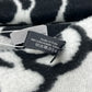 CHANEL Camellia Coco Mark Large Cashmere Scarf Women's Black