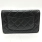 CHANEL AP0250 CC Matelasse CC Mark Classic Chain Wallet Bags Crossbody Long Wallet Shoulder Bag Caviar Leather Black/SilverHardware Used