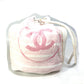 CHANEL Beach Bag, Shoulder Bag, CC, Coco Mark, Border, Pile, Drawstring, Cotton, Women's, Pink