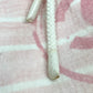 CHANEL Beach Bag, Shoulder Bag, CC, Coco Mark, Border, Pile, Drawstring, Cotton, Women's, Pink