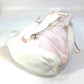 CHANEL Beach Bag, Shoulder Bag, CC, Coco Mark, Border, Pile, Drawstring, Cotton, Women's, Pink