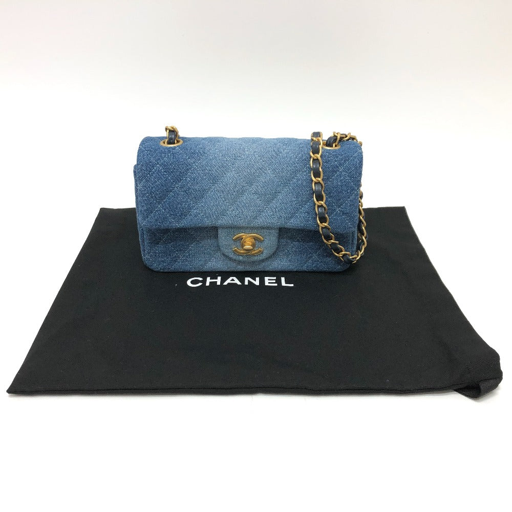 CHANEL Matelasse Mini Matelasse Matelasse Mini Matelasse20 Matelasse 20 Gradient Crossbody Bag Shoulder Bag Denim blue/GoldHardware Used