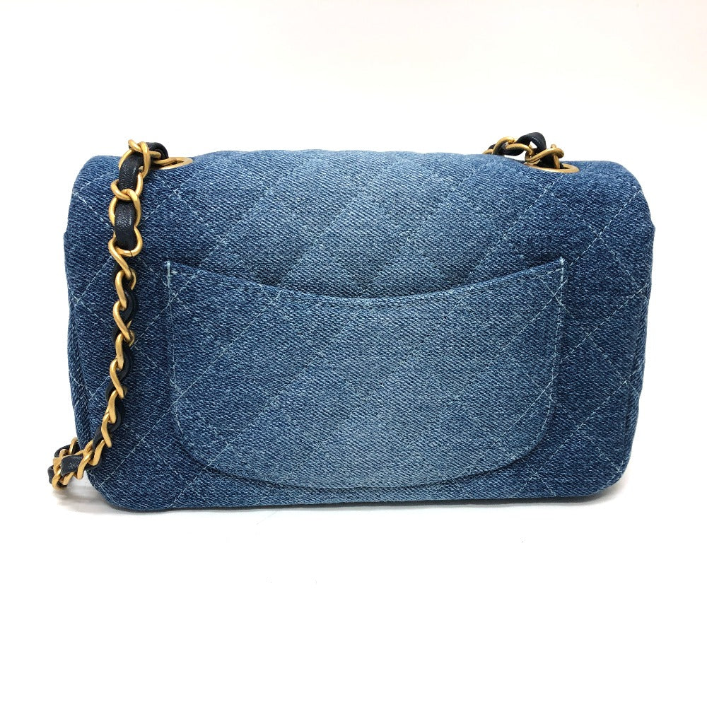 CHANEL Matelasse Mini Matelasse Matelasse Mini Matelasse20 Matelasse 20 Gradient Crossbody Bag Shoulder Bag Denim blue/GoldHardware Used