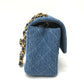 CHANEL Matelasse Mini Matelasse Matelasse Mini Matelasse20 Matelasse 20 Gradient Crossbody Bag Shoulder Bag Denim blue/GoldHardware Used