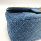 CHANEL Matelasse Mini Matelasse Matelasse Mini Matelasse20 Matelasse 20 Gradient Crossbody Bag Shoulder Bag Denim blue/GoldHardware Used