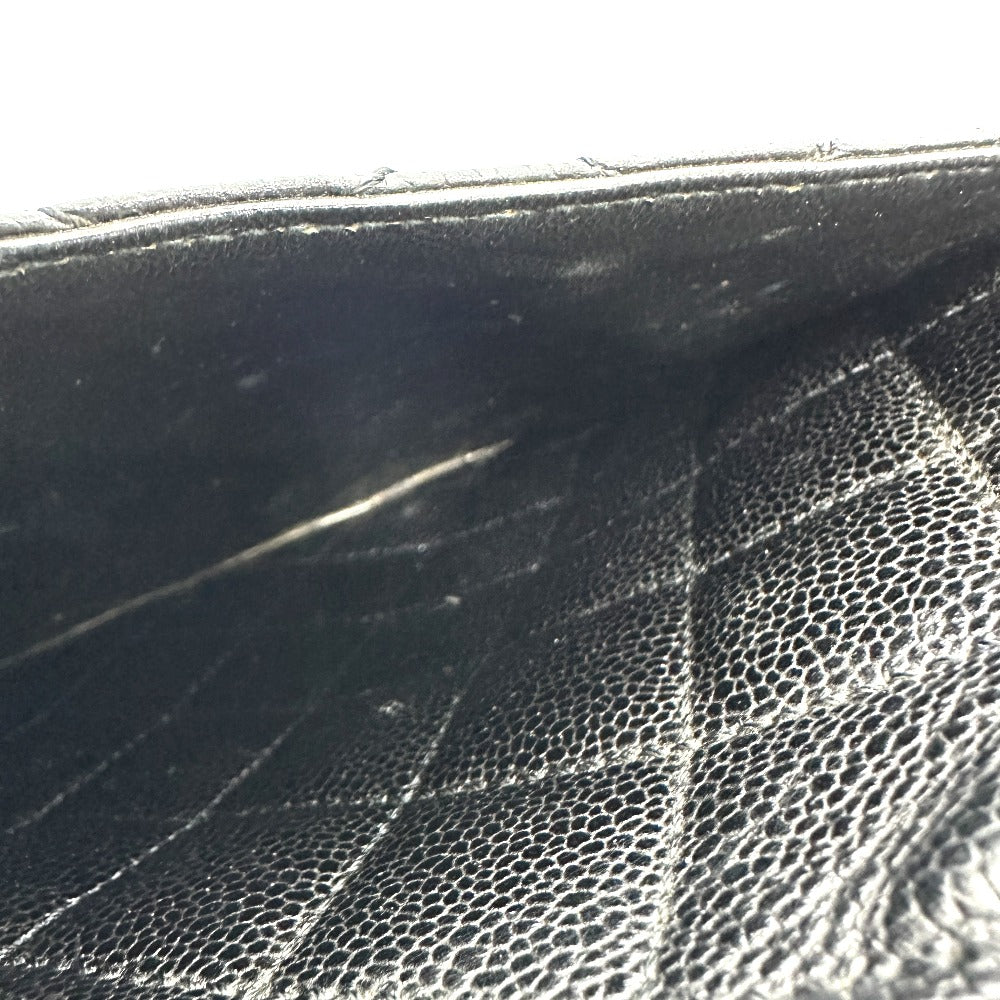 CHANEL A12397 ココマーク マトラッセ カバン トートバッグ トップハンドル ハンドバッグ キャビアスキン レディース ブラック - brandshop-reference