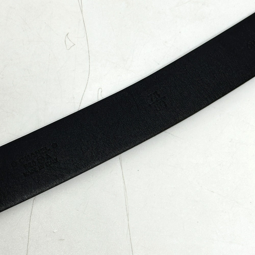 CHANEL B20 ココマーク アパレル ベルト レザー レディース ブラック - brandshop-reference