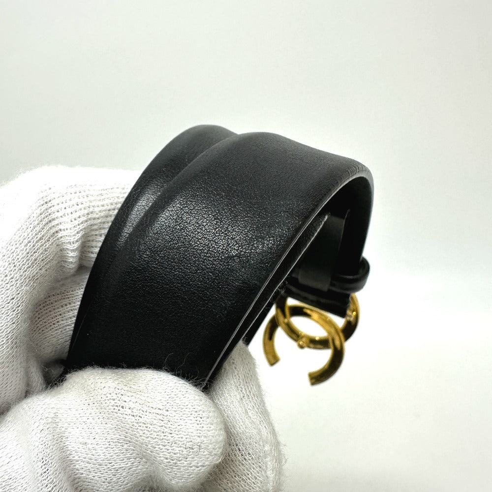 CHANEL B20 ココマーク アパレル ベルト レザー レディース ブラック - brandshop-reference