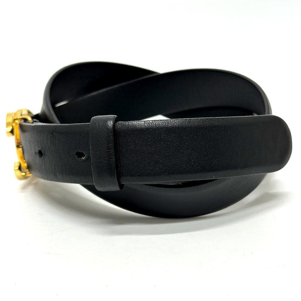 CHANEL B20 ココマーク アパレル ベルト レザー レディース ブラック - brandshop-reference