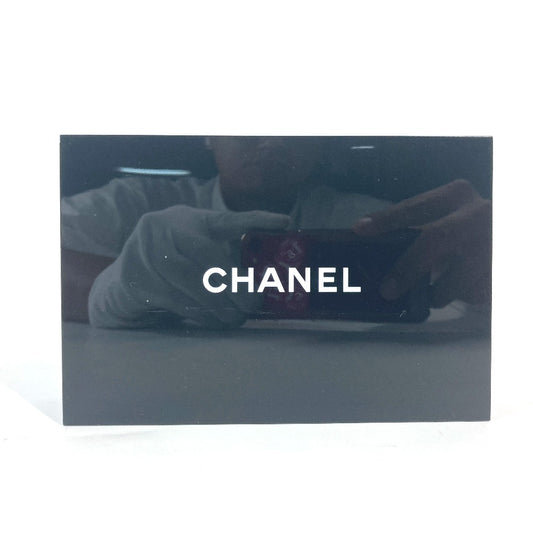 CHANEL ミラー付き ロゴ ジュエリーケース アクセサリーケース BOX ボックス 小物入れ プラスチック レディース