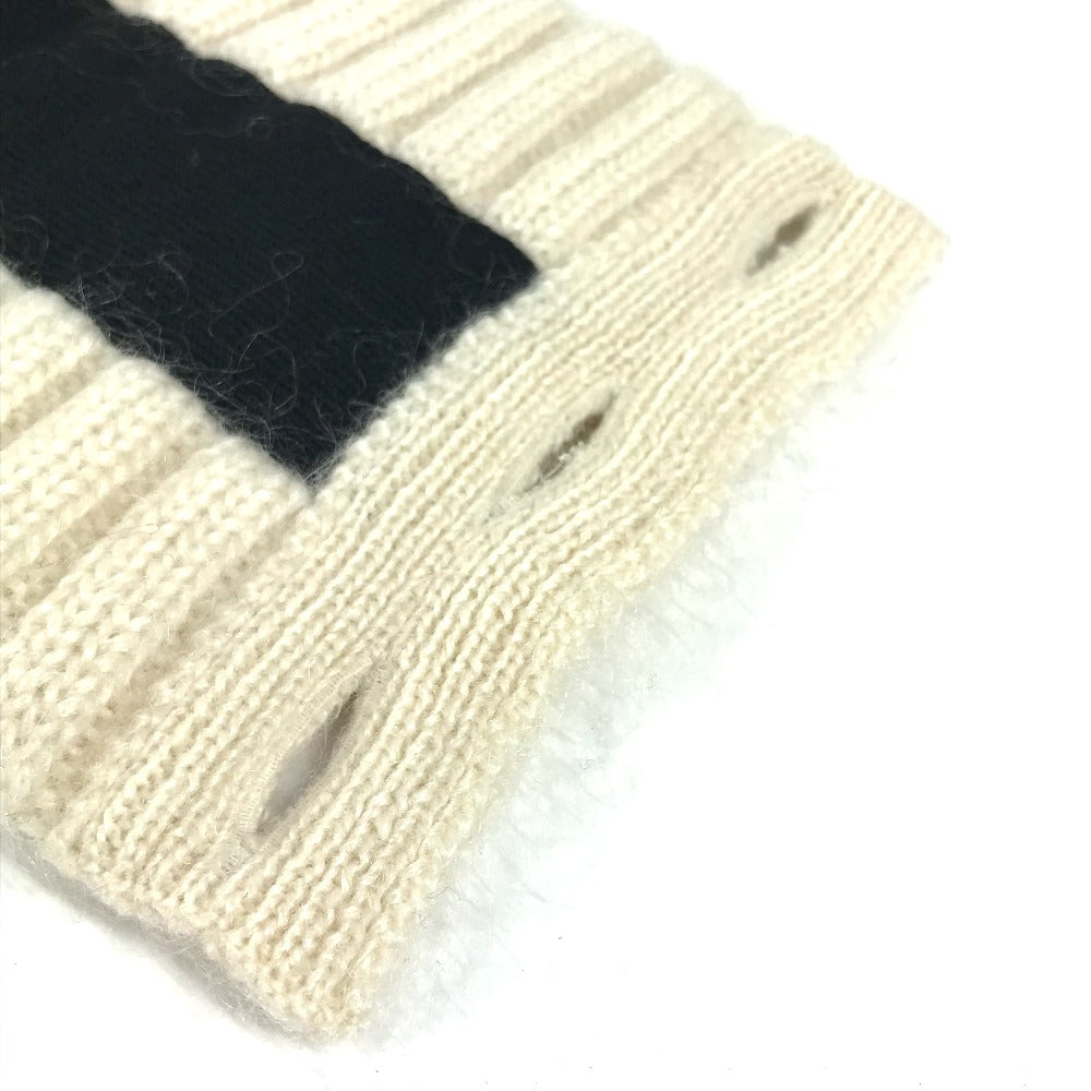 CHANEL りぼん リボン ネックウォーマー カメリア スヌード マフラー カシミヤ レディース ホワイト - brandshop-reference