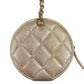 CHANEL 2024 Matelasse Coco Mark Year Gift Coin Case AirPods Bag Charm Lambskin Women's Gold
