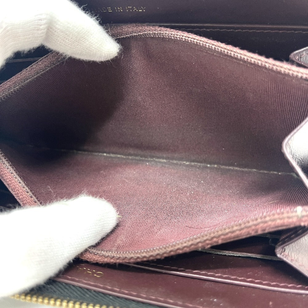 CHANEL A50097 マトラッセ ココマーク ラウンド 財布 ウォレット 長財布 キャビアスキン レディース ブラック