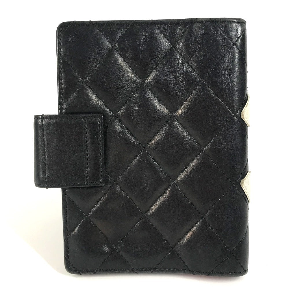 CHANEL A26727 カンボンライン CC ココマーク ロゴ ステーショナリー システム手帳 手帳カバー レザー レディース ブラック - brandshop-reference