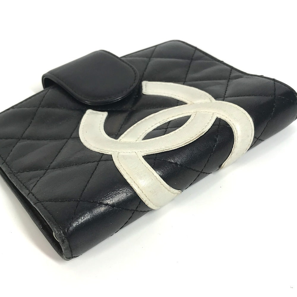 CHANEL A26727 カンボンライン CC ココマーク ロゴ ステーショナリー システム手帳 手帳カバー レザー レディース ブラック - brandshop-reference