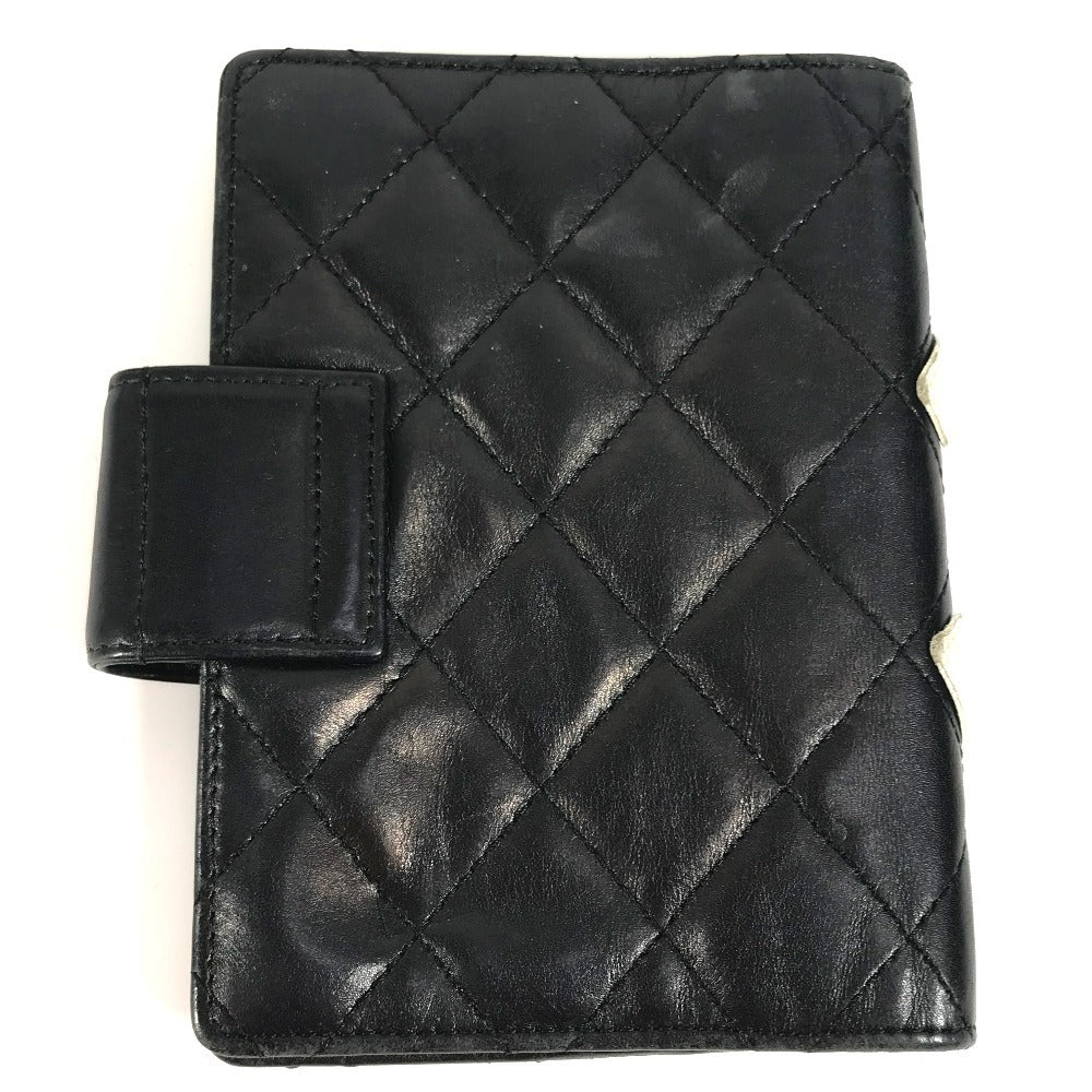 CHANEL A26727 カンボンライン CC ココマーク ロゴ ステーショナリー システム手帳 手帳カバー レザー レディース ブラック - brandshop-reference