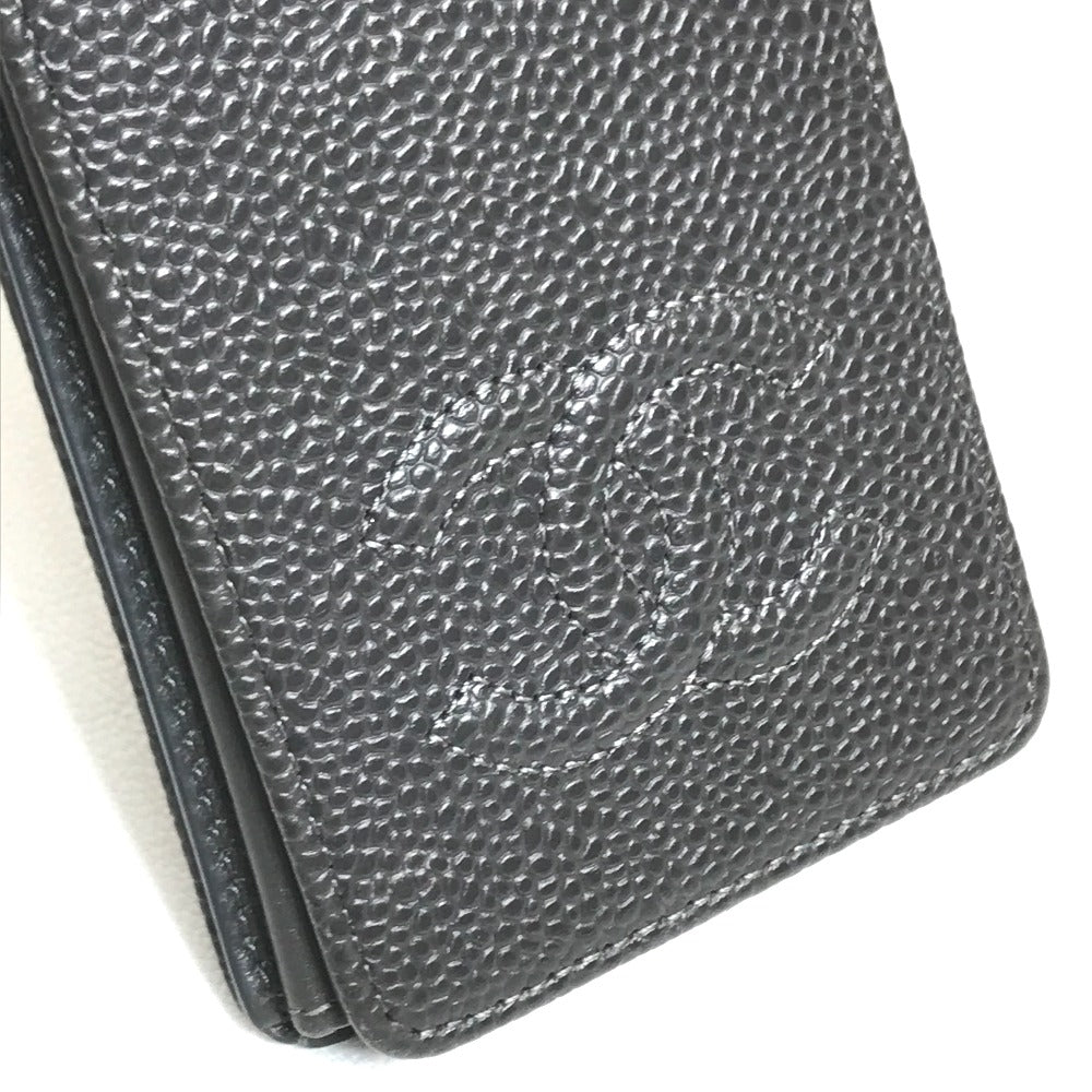 CHANEL CC Coco Mark iPhone 4/4S Compatible iPhone Case, Caviar Skin, Women's, Gray