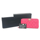 CHANEL A80288 Boy Chanel Round Zipper Long Wallet Wallet Long Wallet Caviar Skin Women's Pink