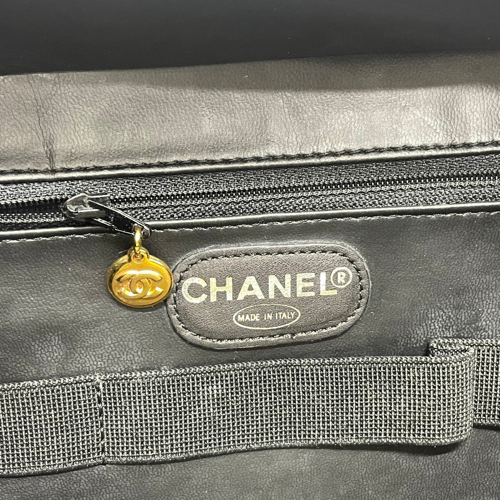 CHANEL ココマーク バニティバッグ デカココ 2WAYバッグ ショルダーバッグ カバン ハンドバッグ キャビアスキン レディース ブラック - brandshop-reference