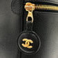 CHANEL A01998 CC Mark Vertical Vanity Bag Bag Caviar Leather Hand Bag Caviar Leather Black Used