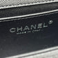 CHANEL A67086 ボーイシャネル 25 カバン チェーン シルバー金具 ショルダーバッグ キャビアスキン レディース ブラック