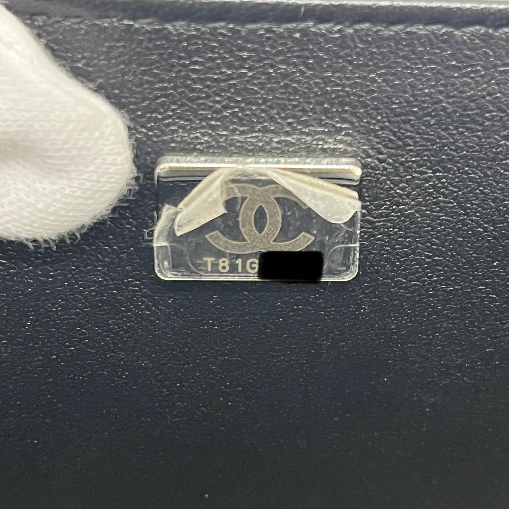 CHANEL A67086 ボーイシャネル 25 カバン チェーン シルバー金具 ショルダーバッグ キャビアスキン レディース ブラック