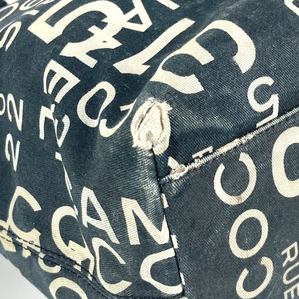 CHANEL プレスチックチェーン バイシーライン カバン ショルダーバッグ 肩掛け トートバッグ キャンバス レディース ブラック - brandshop-reference