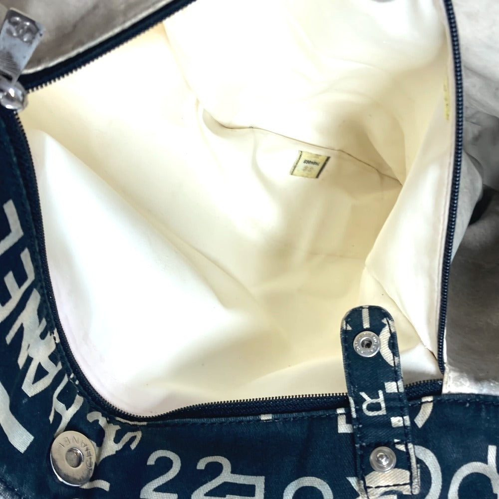 CHANEL プレスチックチェーン バイシーライン カバン ショルダーバッグ 肩掛け トートバッグ キャンバス レディース ブラック - brandshop-reference