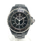 CHANEL H0682 J12 クォーツ ウォッチ デイト ラウンドフェイス 33MM 腕時計 セラミック レディース ブラック