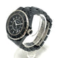 CHANEL H0682 J12 クォーツ ウォッチ デイト ラウンドフェイス 33MM 腕時計 セラミック レディース ブラック