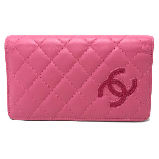 CHANEL A80211 Bi -fold wallet Matrasse Simple CC Coco Mark Rum Skin Ladies Bi -fold wallet (with coin purse)