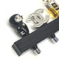 CHANEL Shanghai Collection Earphone Jack 3-Piece Set with Strap, Plastic, Unisex, Black