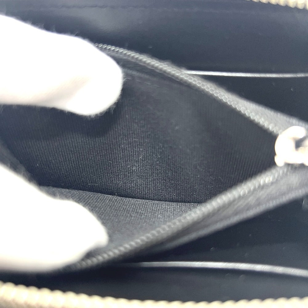 CHANEL AP3728 マトラッセ スターココマーク ラウンド コインケース コンパクトウォレット 2つ折り財布 キャビアスキン レディース ブラック