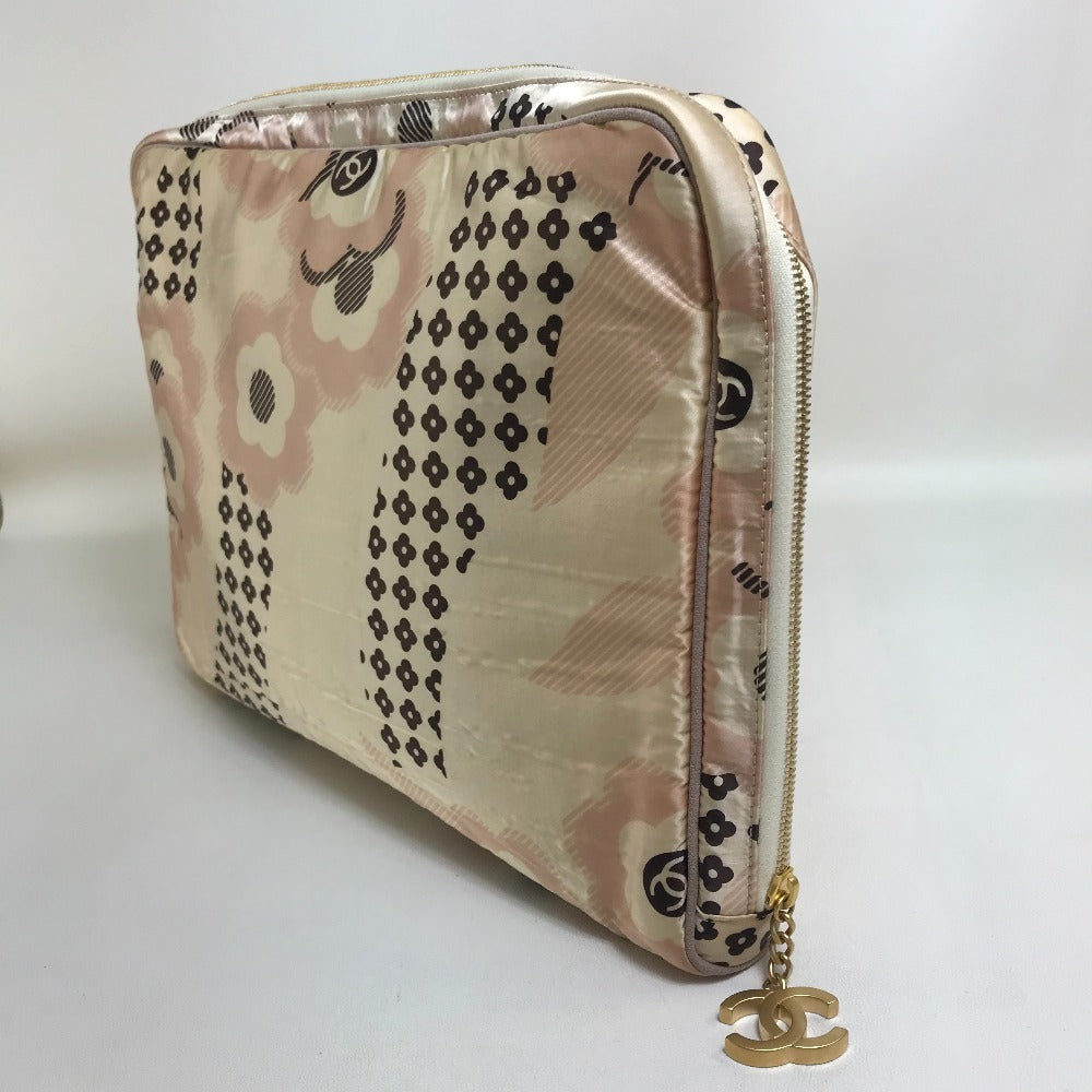 CHANEL カメリア アイマスク ポーチ ピロー セット トラベルケース ナイロン レディース ピンク