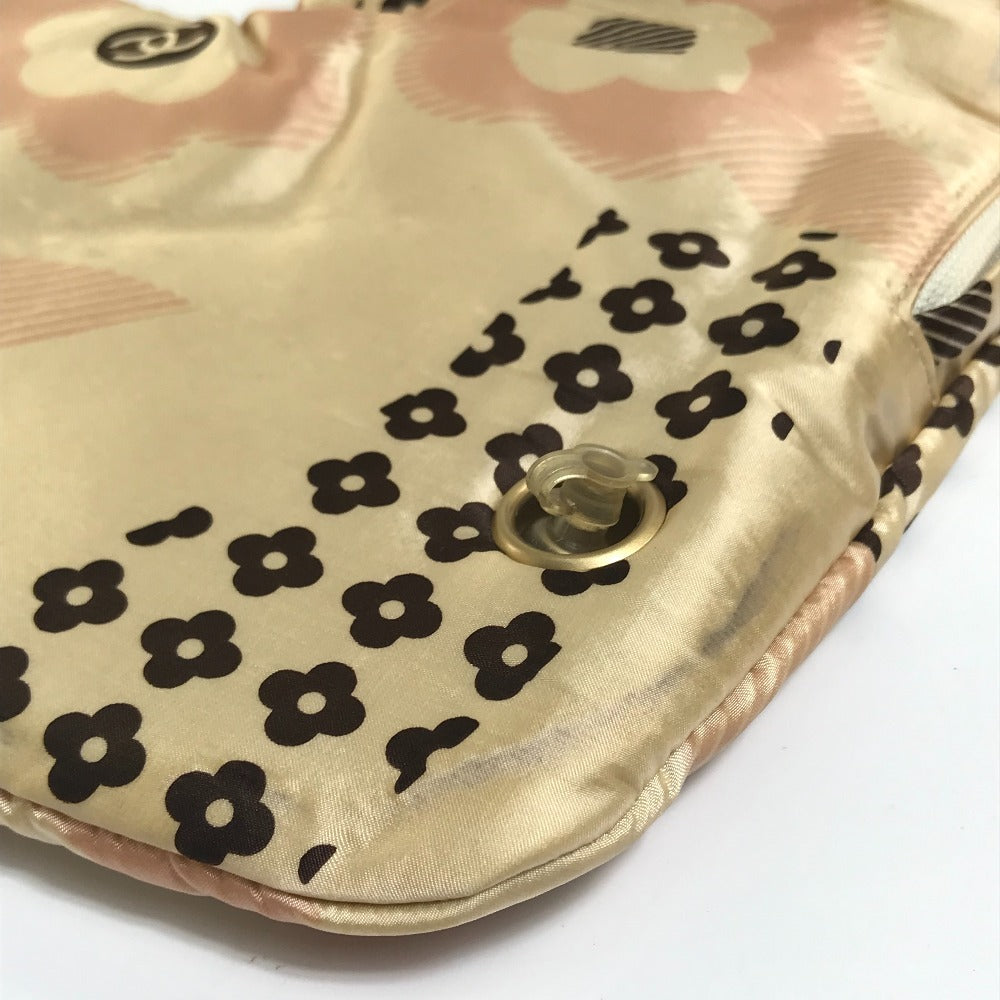 CHANEL カメリア アイマスク ポーチ ピロー セット トラベルケース ナイロン レディース ピンク