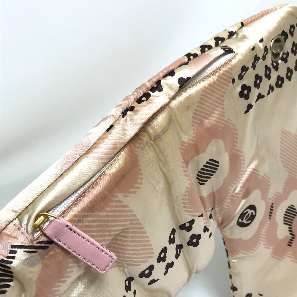 CHANEL カメリア アイマスク ポーチ ピロー セット トラベルケース ナイロン レディース ピンク