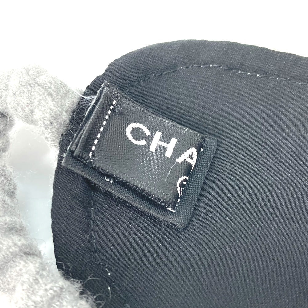 CHANEL CC Coco Mark Eye Mask, Travel/Sleep Aid, Silk, Women's, Gray