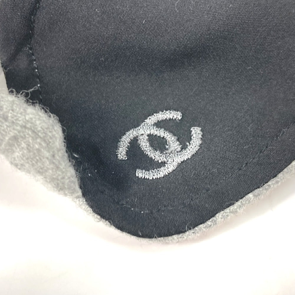 CHANEL CC Coco Mark Eye Mask, Travel/Sleep Aid, Silk, Women's, Gray