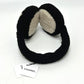 CHANEL 25B Big Coco CC Mark Bicolor Earmuff fur Black/White Used