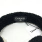 CHANEL 25B Big Coco CC Mark Bicolor Earmuff fur Black/White Used