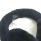 CHANEL CC Mark Fashion accessories, winter clothing, earmuffs, fur Earmuff Mouton Black/White Used