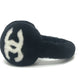 CHANEL CC Mark Fashion accessories, winter clothing, earmuffs, fur Earmuff Mouton Black/White Used