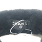 CHANEL CC Mark Fashion accessories, winter clothing, earmuffs, fur Earmuff Mouton Black/White Used
