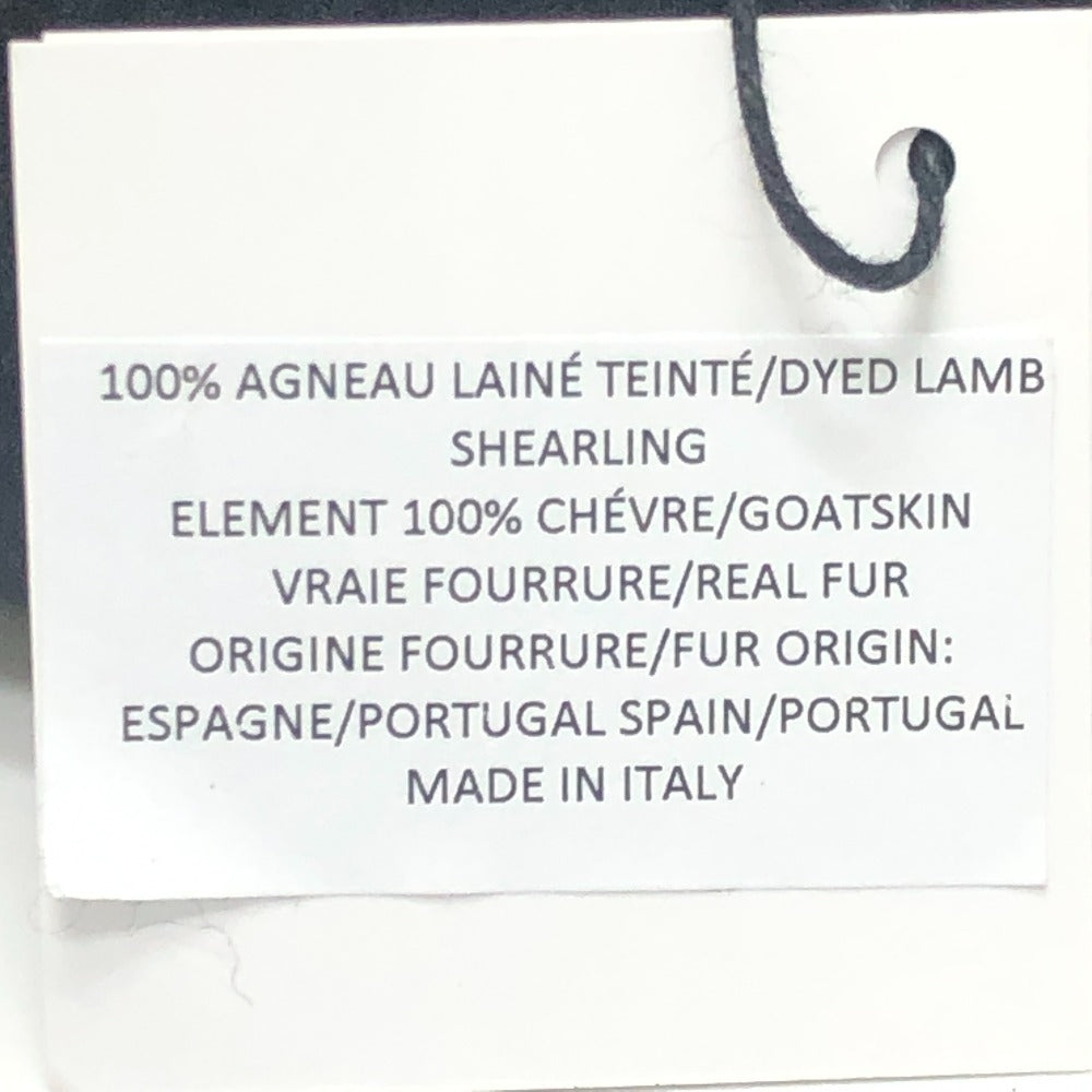 CHANEL CC Mark Fashion accessories, winter clothing, earmuffs, fur Earmuff Mouton Black/White Used