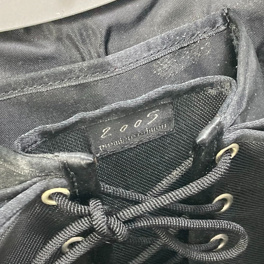 CHANEL ヒップバッグ カバン ハンドバッグ キャンバス レディース ブラック