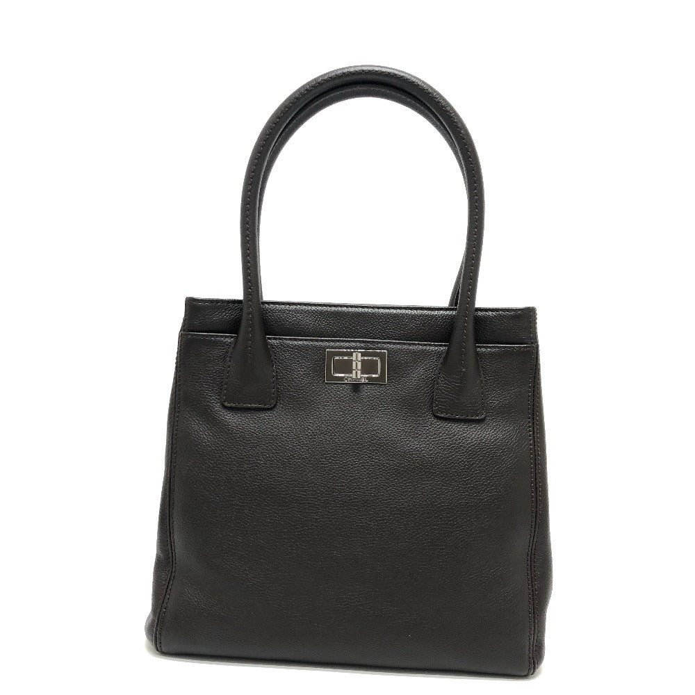 CHANEL ハンドバッグ エグゼクティブ 2.55 カバン 縦型  トートバッグ レザー レディース ブラウン - brandshop-reference